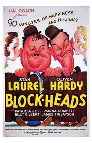 Block-Heads Movie Poster Print