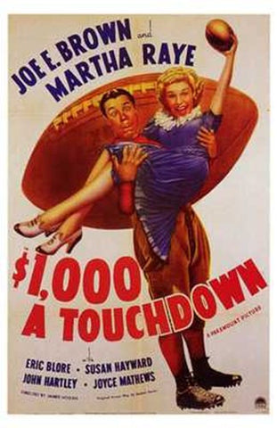$1 000 a Touchdown Movie Poster Print