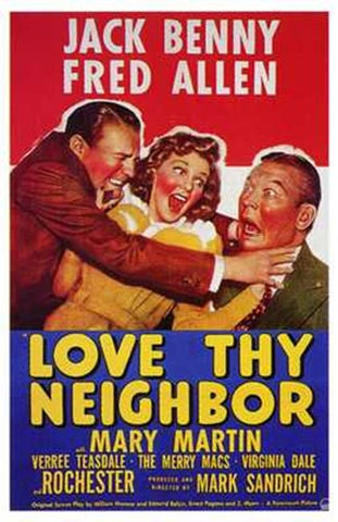 Love Thy Neighbor Movie Poster Print