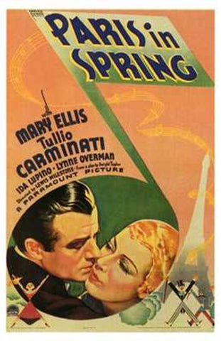 Paris in Spring Movie Poster Print