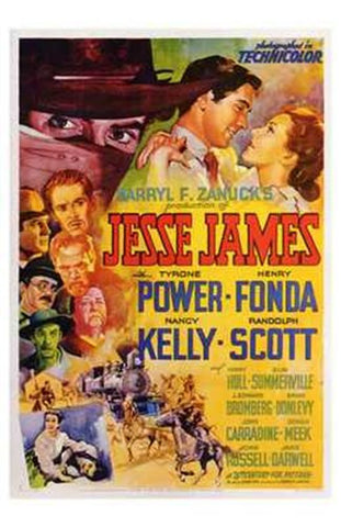 Jesse James Movie Poster Print