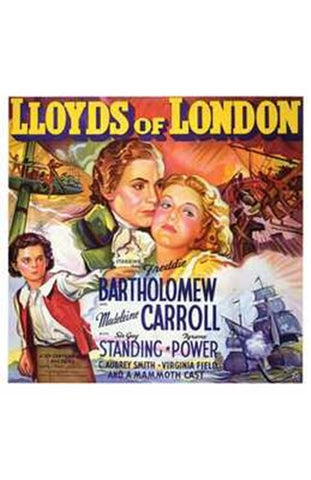 Lloyds of London Movie Poster Print