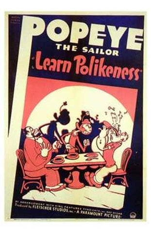 Learn Polikeness Movie Poster Print