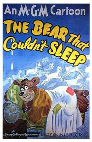 The Bear That Couldn't Sleep Movie Poster Print
