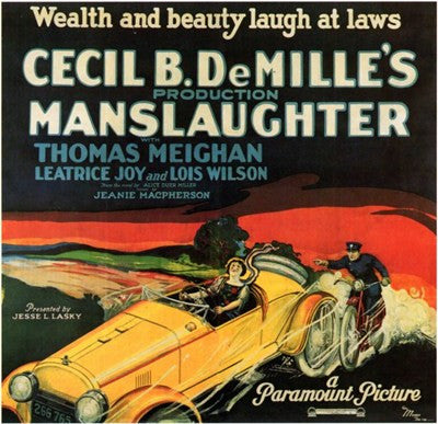 Manslaughter Movie Poster Print