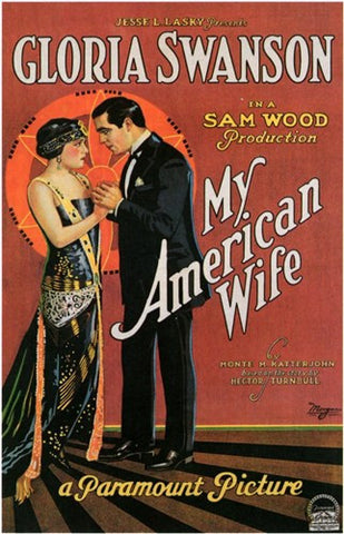 My American Wife Movie Poster Print