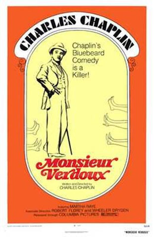 Monsieur Verdoux Movie Poster Print