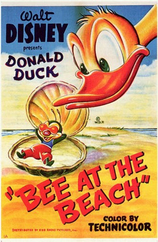 Bee At the Beach Movie Poster Print
