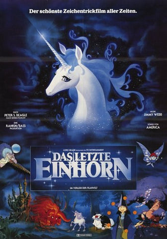 Last Unicorn Movie Poster Print