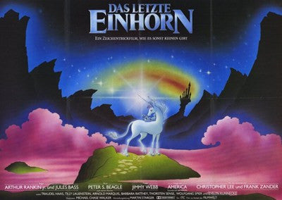 Last Unicorn Movie Poster Print