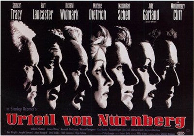 Judgment At Nuremberg Movie Poster Print