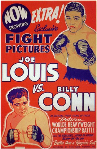 Joe Louis Vs Billy Conn Movie Poster Print