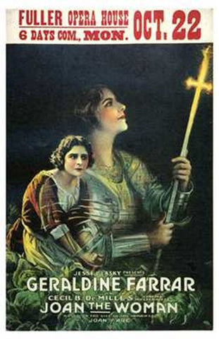 Joan the Woman Movie Poster Print