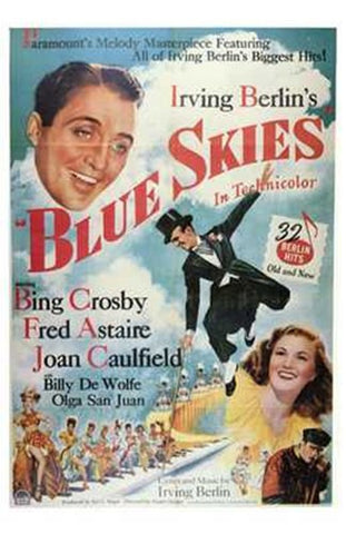 Blue Skies Movie Poster Print