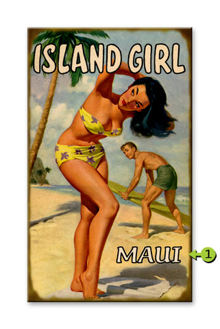 Island Girl Wood 18x30