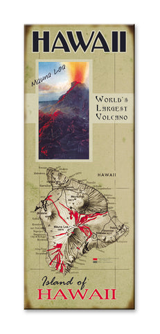 Island of Hawaii Metal 17x44