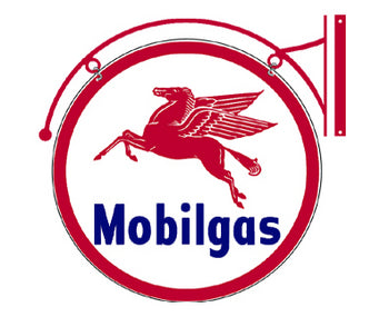 Gasoline Merchandise 20-16DS Double-sided Mobilgas Disk