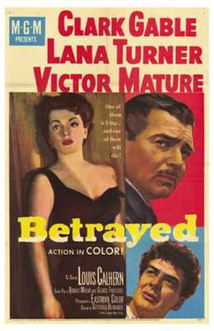 Betrayed Movie Poster Print