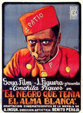 El Negro Que Tenia El Alma Blanca Movie Poster Print