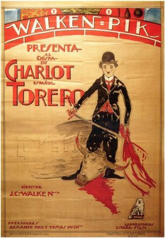 Charlot Torero Espanol Movie Poster Print