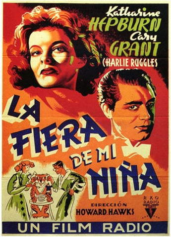 Bringing Up Baby Movie Poster Print