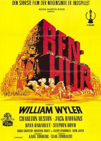 Ben Hur Movie Poster Print