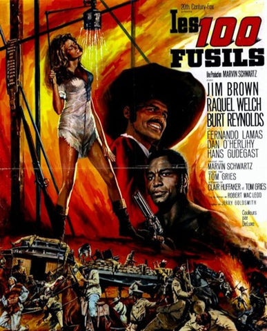 100 Rifles Movie Poster Print