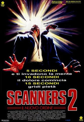 Scanners 2: the New Order Movie Poster Print