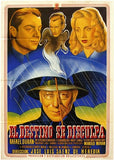 El Destino Se Disculpa Movie Poster Print