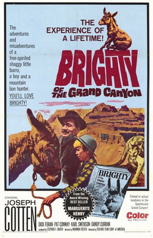 Brighty of the Grand Canyon Movie Poster Print