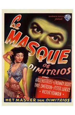 Mask of Dimitrios Movie Poster Print