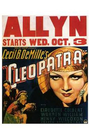 Cleopatra Movie Poster Print