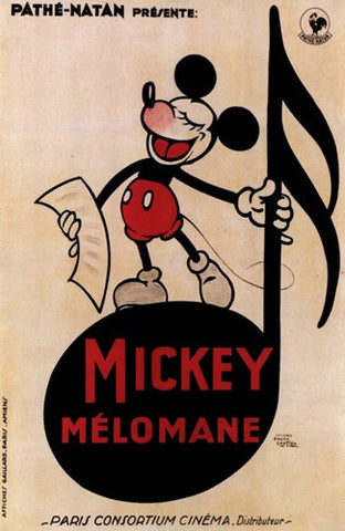 Mickey Mouse Movie Poster Print
