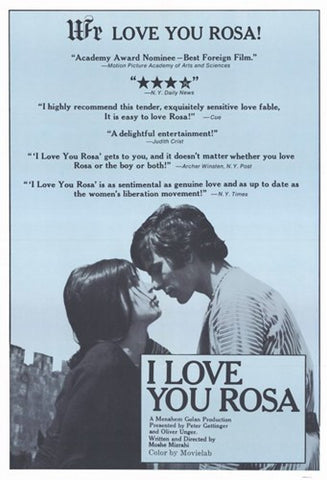 I Love You Rosa Movie Poster Print