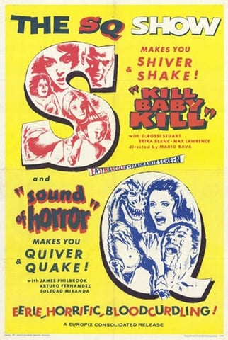 Kill Baby Kill-Sound of Horror (Combo) Movie Poster Print