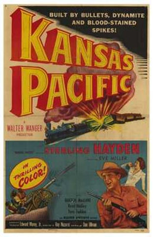 Kansas Pacific Movie Poster Print