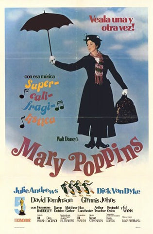 Mary Poppins Movie Poster Print