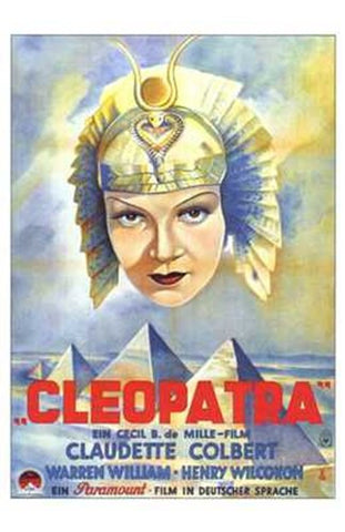 Cleopatra Movie Poster Print