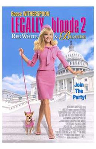 Legally Blonde 2: Red White Blonde Movie Poster Print