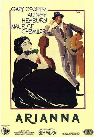 Love in the Afternoon Movie Poster Print