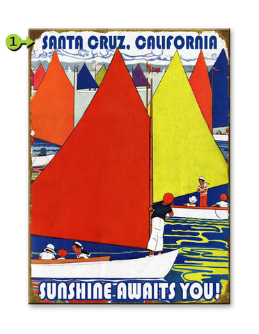 Sunshine awaits you Metal 23x31