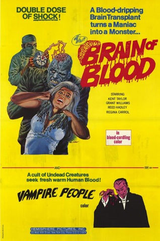 Brain of Blood Movie Poster Print