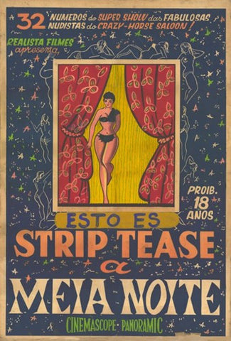 Strip Tease Movie Poster Print