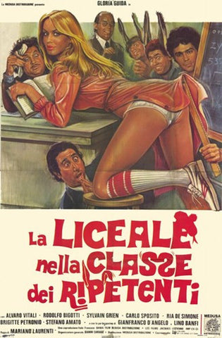 La Liceale nella classe dei ripetenti Movie Poster Print