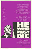 He Who Must Die Movie Poster Print