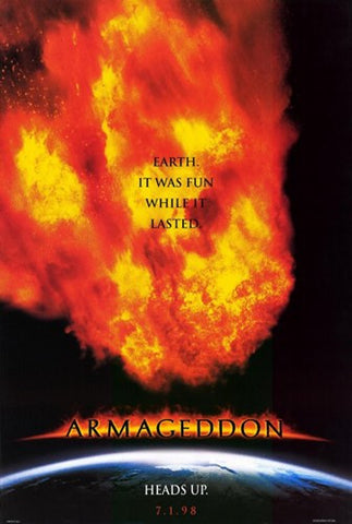 Armageddon Movie Poster Print
