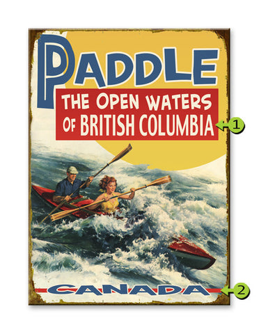Paddle! Wood 23x31