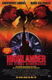 Highlander the Final Dimension Movie Poster Print