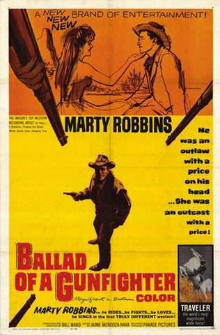 Ballad of a Gunfighter Movie Poster Print