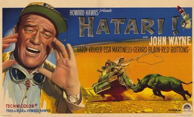 Hatari Movie Poster Print